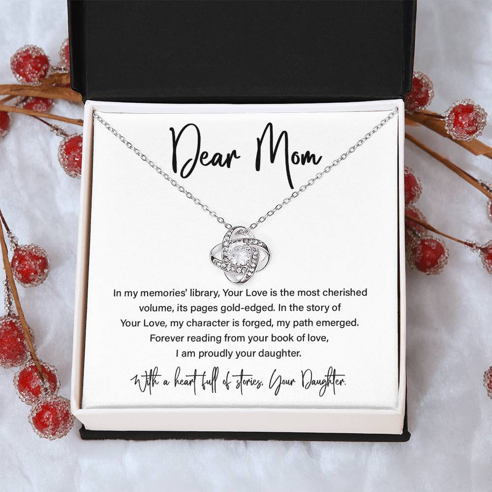 Dear Mom, Best Necklace Gift From Daughters To Mom Inspirational Necklace Gift Best Mother’s Day Necklace Gift Mother-daughter Bond Necklace Gift Jewelry Gift Necklace With Message Thoughtful Gift Necklace Sentimental Necklace Gift