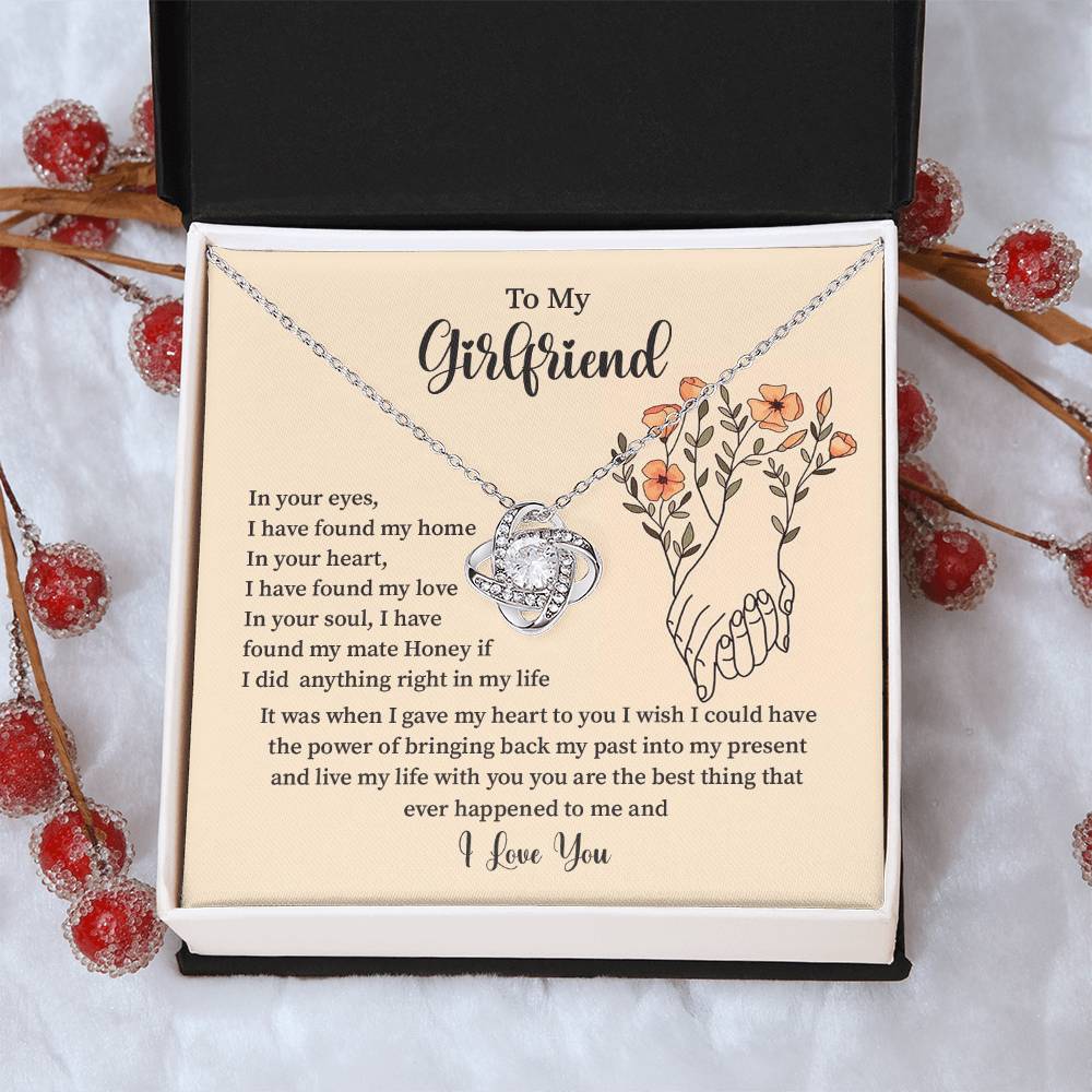Romantic Gift Necklace for Girlfriend with Gift Box