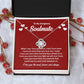 Soulmate Necklace Gift with Message Card & Gift Box