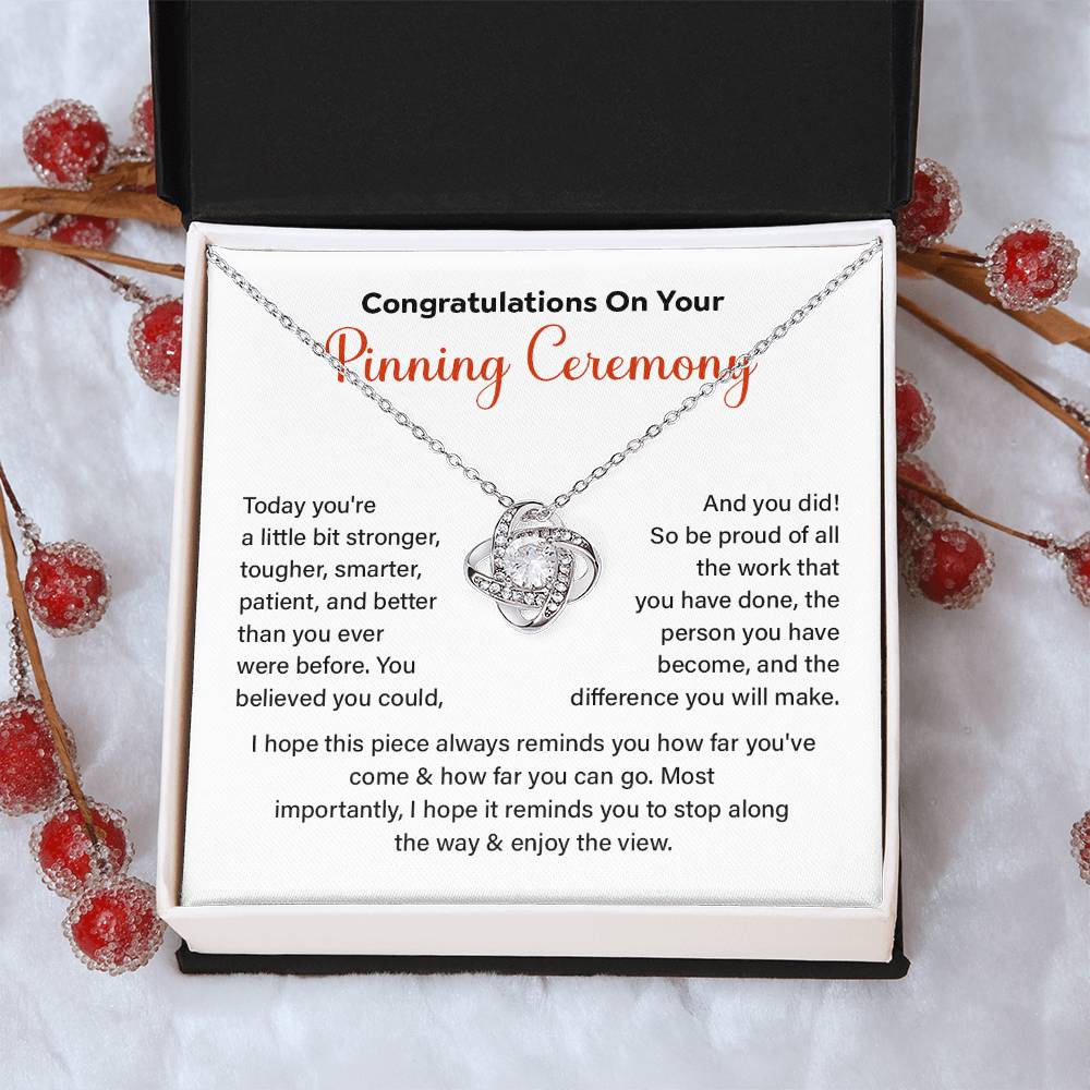 Congratulations On Your Pinning Ceremony Strength And Determination Jewelry Enjoy The View Necklace Best Wishes Necklace Path To Success Necklace Personal Growth Jewelry Motivational Jewelry For New Beginnings Meaningful Gift For Graduates