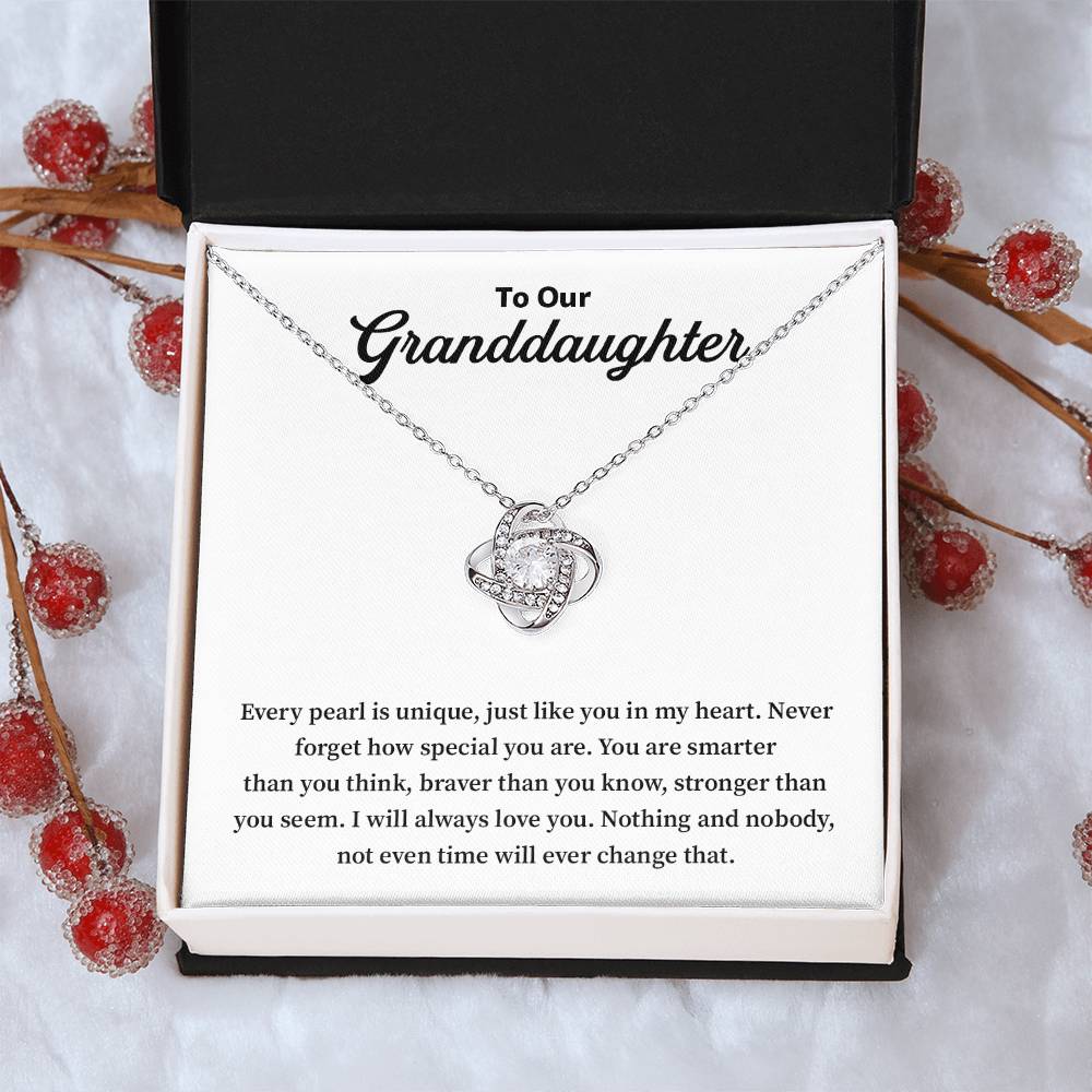 To Our Granddaughter Granddaughter Necklace Gift Sentimental Jewelry For Granddaughter Emotional Keepsake For Granddaughter Jewelry Gift For Granddaughter Unique Pearl Necklace Special Gift For Granddaughter Meaningful Gift For Granddaughter