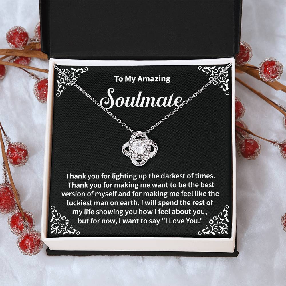 Soulmate Necklace for Her – Romantic Gift for Women