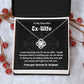 Funny Ex Wife Gift – Necklace with Message Card & Box