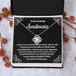 Soulmate Necklace Gift with Message Card & Gift Box