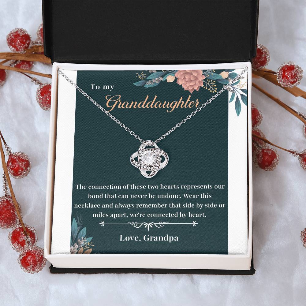 Granddaughter Necklace from Grandpa – Heartfelt Gift Box