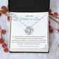 Mother-in-Law Necklace Gift from Bride with Card