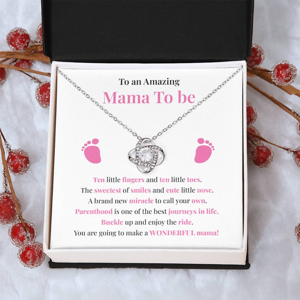 Mama To Be Necklace Gift for Expecting Mom