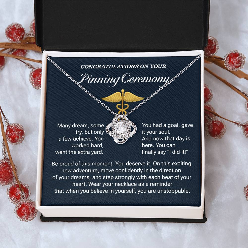 Congratulations On Your Pinning Ceremony Necklace Pinning Ceremony Necklace Gift Congratulations Pinning Ceremony Jewelry Believe In Yourself Necklace Jewelry For New Adventure Graduation Necklace Gift Necklace For Graduates