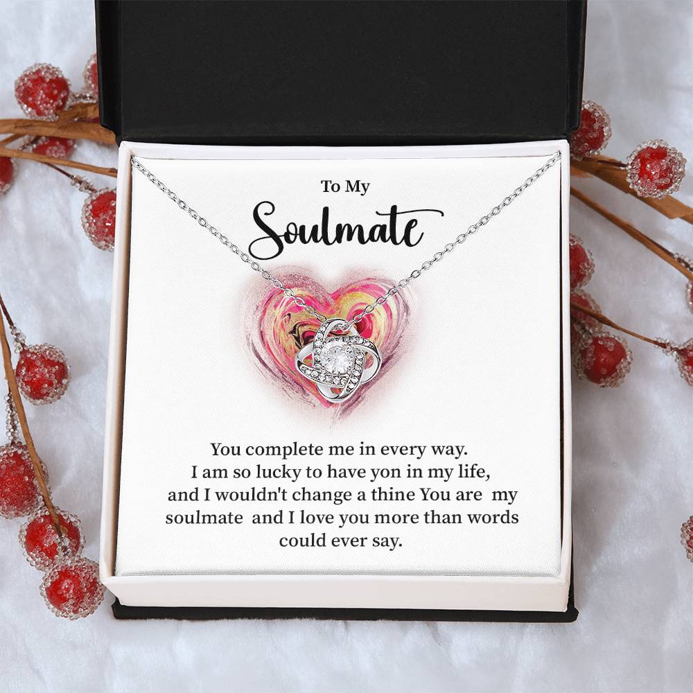 Soulmate Necklace for Her – Romantic Gift Box
