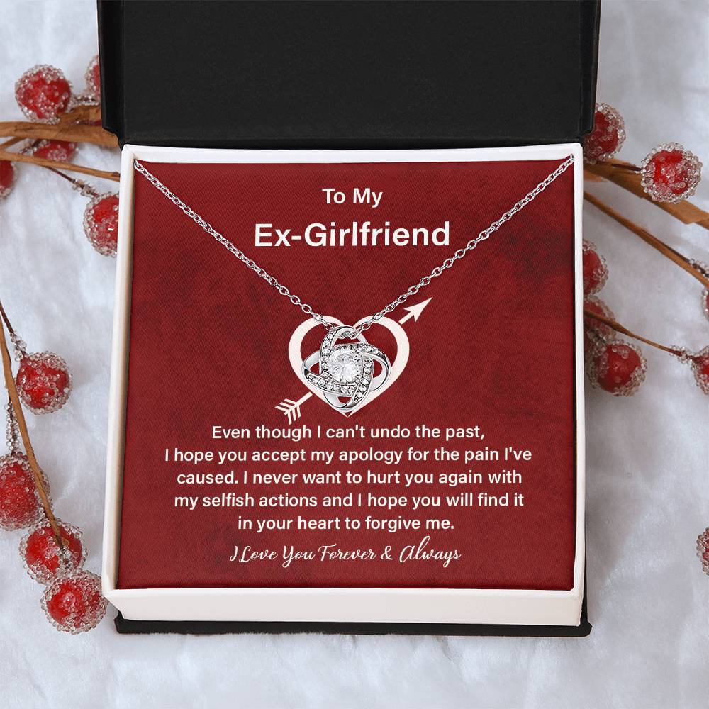 Apology Necklace Gift for Ex-Girlfriend with Gift Box