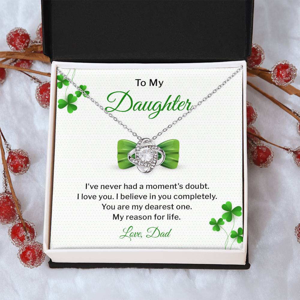 Daughter Gift from Dad – Green Gift Box & Card