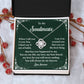 Soulmate Necklace Gift for Her – Message Card Box