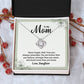 Daughter to Mom Necklace Gift – with Message Card
