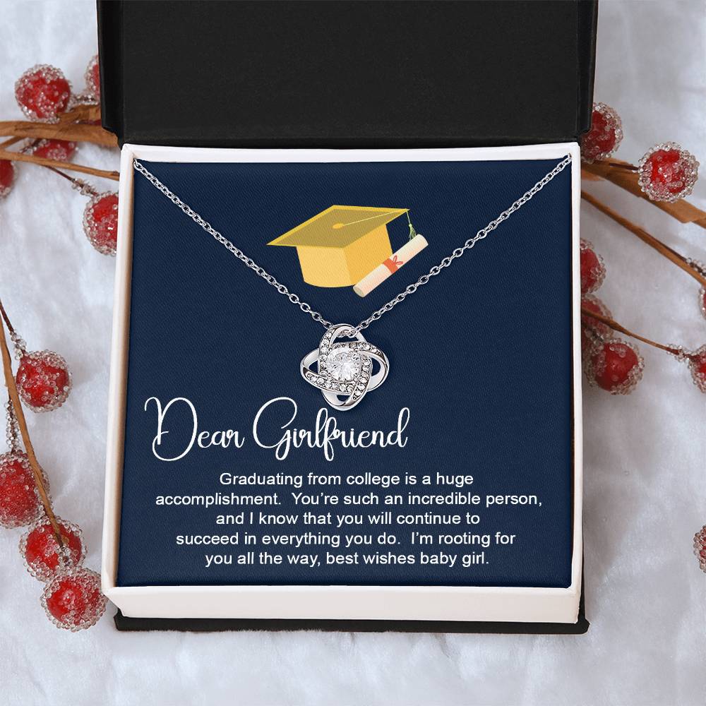 Dear Girlfriend Necklace Girlfriend Graduation Necklace Gift Gift For Graduation Necklace For Girlfriend Proud Of You Graduation Necklace Best Wishes Necklace For Girlfriend Sentimental Gift For Girlfriend Necklace For Girlfriend Necklace For Girlfriend