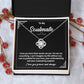 Soulmate Love Knot Necklace with Message Card & Gift Box