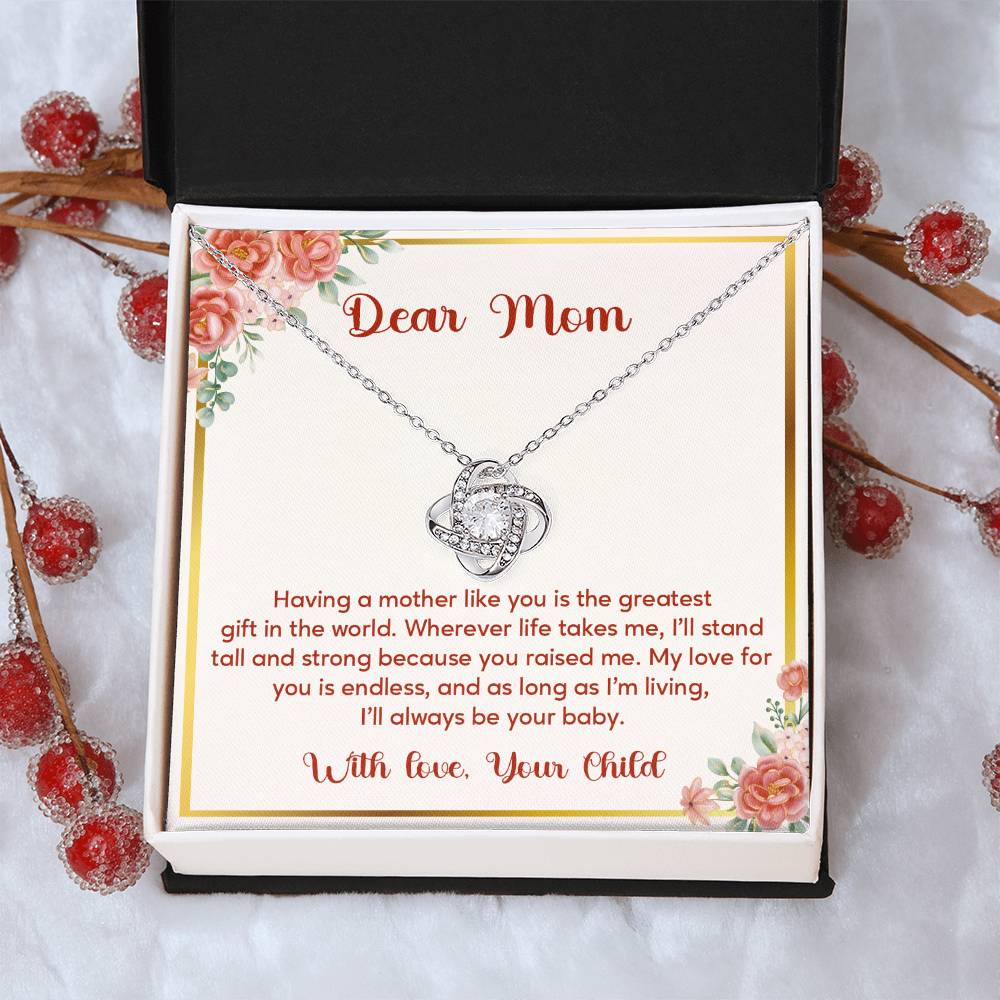 Gift for Mom from Son or Daughter – Heartfelt Message Card