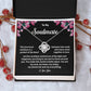 Soulmate Love Knot Necklace with Message Card & Gift Box