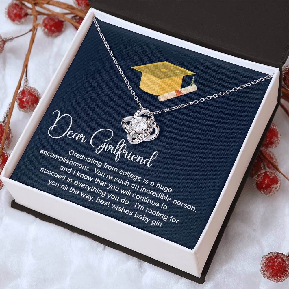 Dear Girlfriend Necklace Girlfriend Graduation Necklace Gift Gift For Graduation Necklace For Girlfriend Proud Of You Graduation Necklace Best Wishes Necklace For Girlfriend Sentimental Gift For Girlfriend Necklace For Girlfriend Necklace For Girlfriend