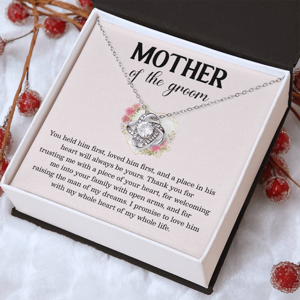 To The Mother Of The Groom Mother Of The Groom Necklace Gift Sentimental Jewelry For Mother Of The Groom Emotional Keepsake For Mother Jewelry Gift For Groom's Mom Special Gift For Groom's Mom Meaningful Gift For Groom's Mother