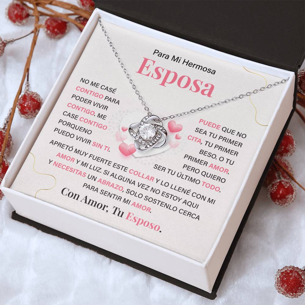 Collar para Esposa con Tarjeta de Amor de Esposo