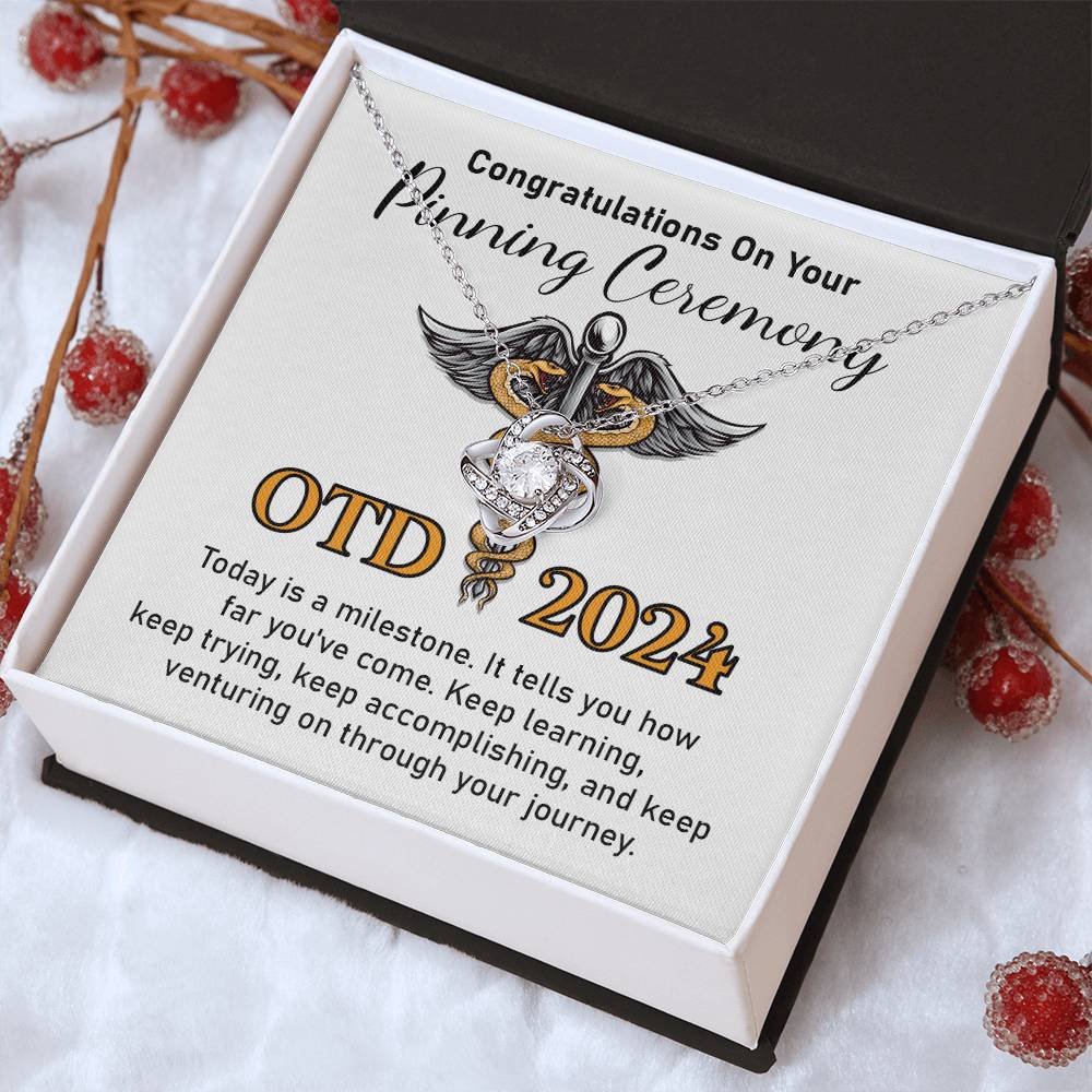 Congratulations On Your Otd 2024 Pinning Ceremony Necklace Otd 2024 Pinning Ceremony Necklace Pinning Ceremony Milestone Necklace Congratulations Pinning Ceremony Jewelry Otd 2024 Graduation Necklace Gift Necklace For Celebrating