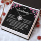 Soulmate Love Knot Necklace with Message Card & Gift Box