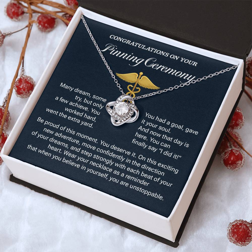 Congratulations On Your Pinning Ceremony Necklace Pinning Ceremony Necklace Gift Congratulations Pinning Ceremony Jewelry Believe In Yourself Necklace Jewelry For New Adventure Graduation Necklace Gift Necklace For Graduates