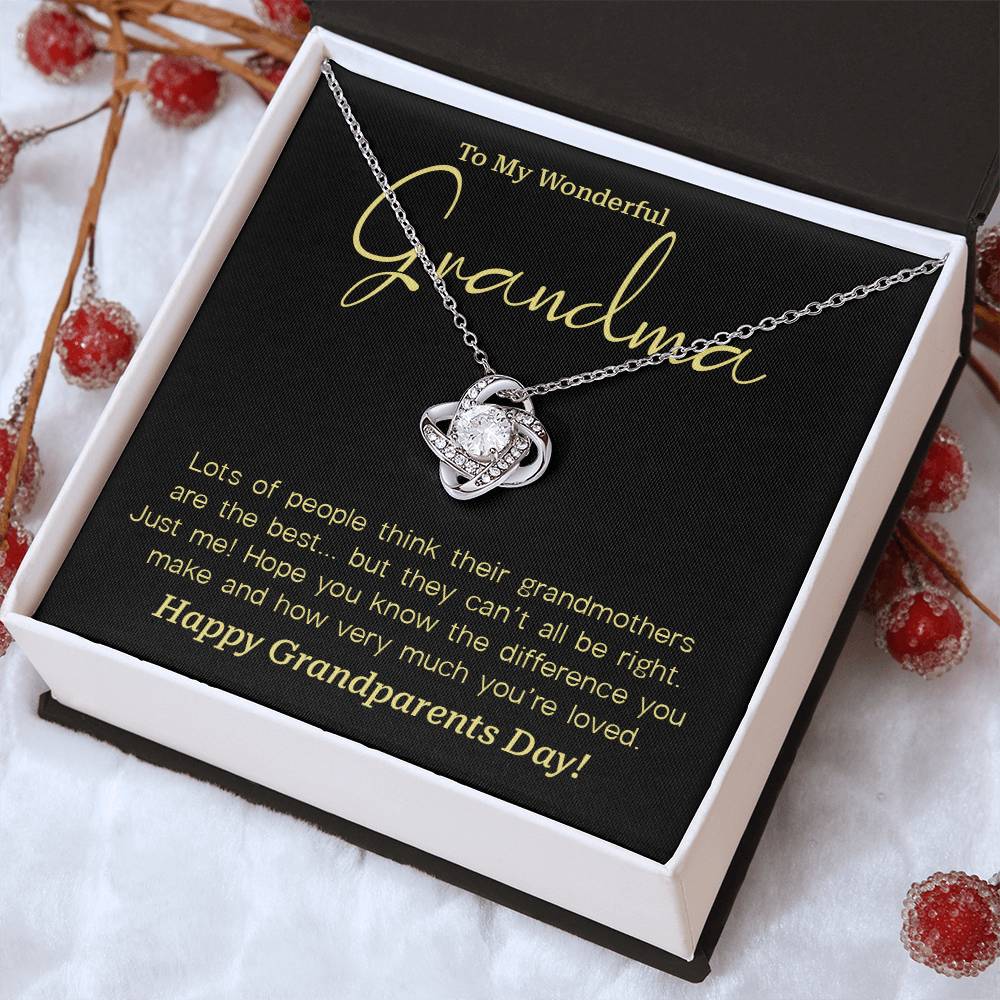 To My Wonderful Grandma Grandma Necklace Gift Grandparents Day Jewelry Sentimental Jewelry For Grandmother Jewelry Gift For Grandma Granddaughter To Grandma Gift Special Gift For Grandma Granddaughter Love Jewelry Jewelry For Grandma From Granddaughter