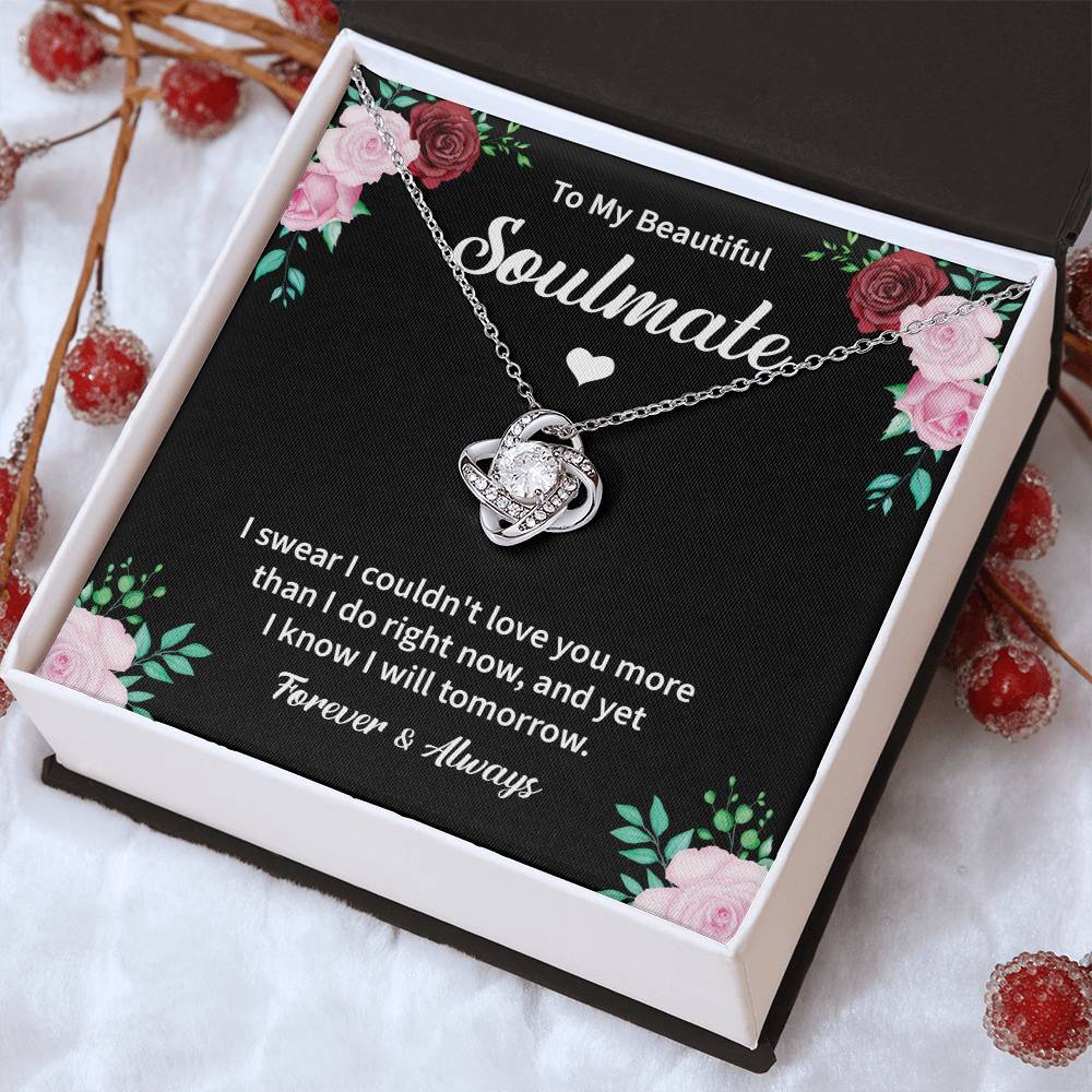 Beautiful Soulmate Necklace with Message Card & Gift Box