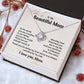 Mother Necklace Gift from Daughter – with Message Card