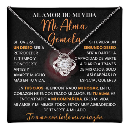 Collar "Mi Alma Gemela" – Regalo Romántico Para El Amor De Mi Vida
