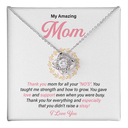 Mom Necklace for Mother’s Day with Gift Card