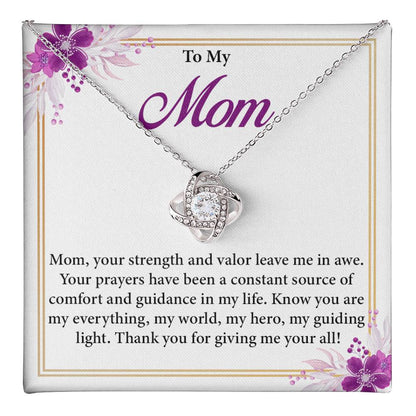 Mom Necklace Gift for Prayerful Mother – Gift Box
