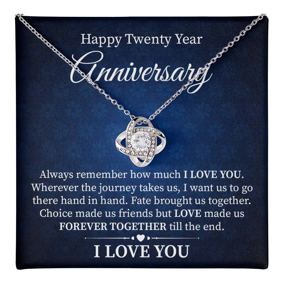 Happy 20 Year Anniversary Fate Brought Us Together I Love You