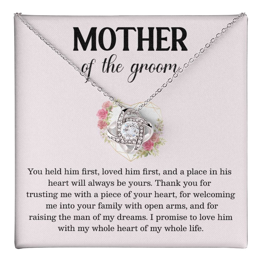 To The Mother Of The Groom Mother Of The Groom Necklace Gift Sentimental Jewelry For Mother Of The Groom Emotional Keepsake For Mother Jewelry Gift For Groom's Mom Special Gift For Groom's Mom Meaningful Gift For Groom's Mother