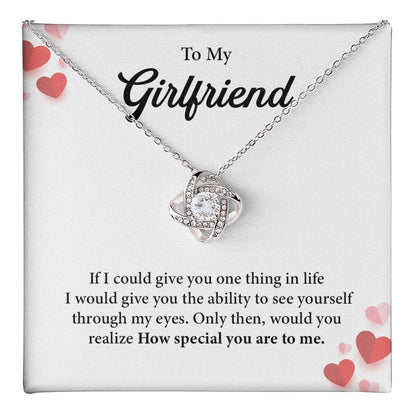 Meaningful Necklace Gift for Girlfriend with Love Card