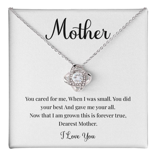 Mother Necklace Gift With Loving Pendant And Jewelry Box