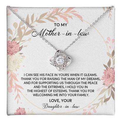 Daughter-in-Law to Mother-in-Law Necklace Gift