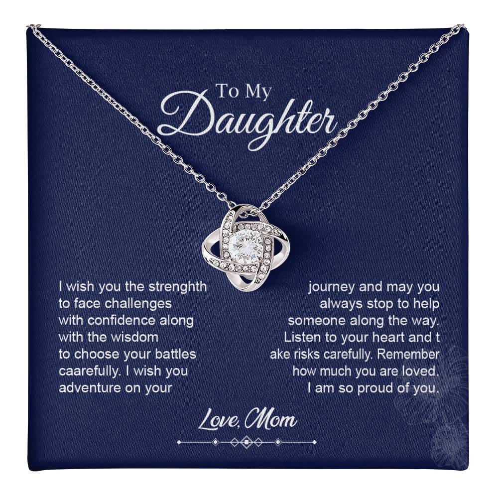 Confidence & Love – Mom to Daughter Necklace Gift