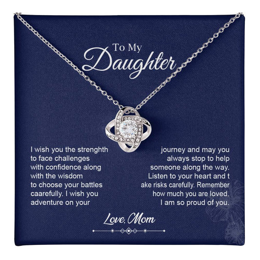 Confidence & Love – Mom to Daughter Necklace Gift