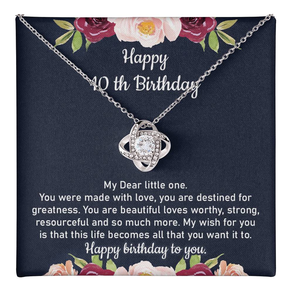 10th Birthday Necklace from Mom to Daughter