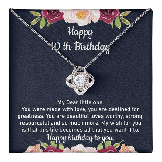 10th Birthday Necklace from Mom to Daughter