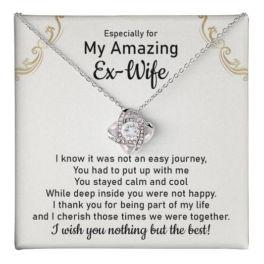 To My Amazing Ex-Wife Necklace – Thank You Gift