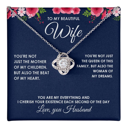 To My Dear Wife Necklace Romantic Gift for Her From Husband