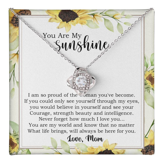 Sunshine Necklace Gift for Daughter from Mom