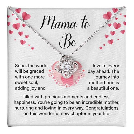 Mama to Be Necklace Gift for Pregnancy & Baby Shower