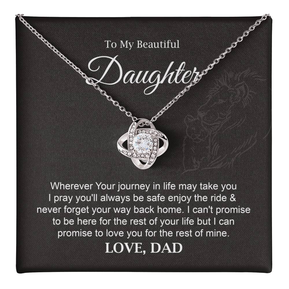 To My Daughter – Journey of Life Necklace