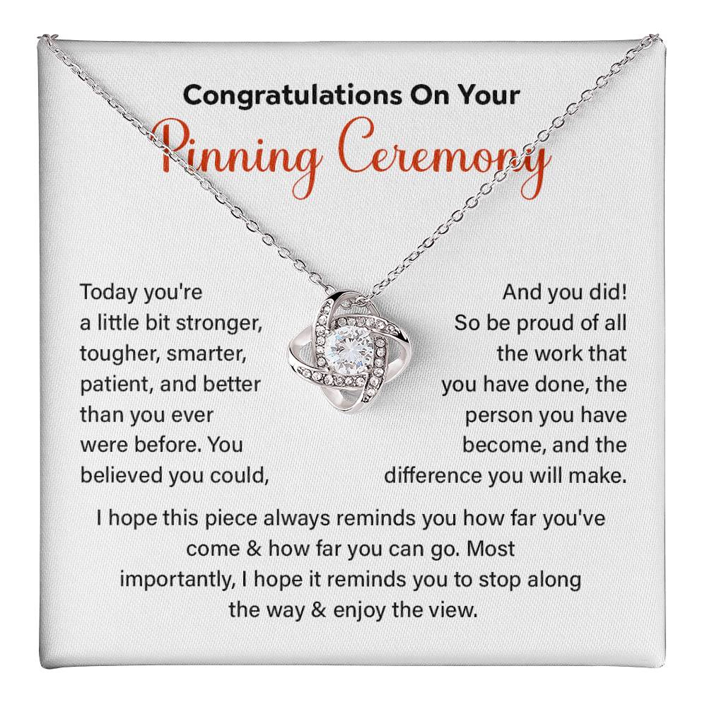 Congratulations On Your Pinning Ceremony Strength And Determination Jewelry Enjoy The View Necklace Best Wishes Necklace Path To Success Necklace Personal Growth Jewelry Motivational Jewelry For New Beginnings Meaningful Gift For Graduates