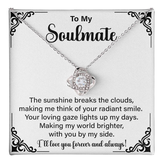 Soulmate Gift for Her with Romantic Message Card