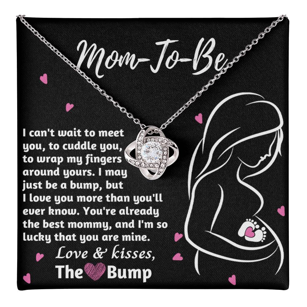 Mom To Be Necklace For Pregnant Women, Mommy Present From Unborn Baby, Gift For Expecting Moms, Pregnancy Jewelry Necklace With Wonderful Message Card And Box.